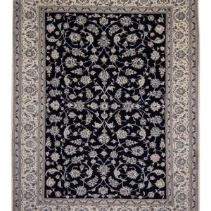 Persisk teppe - Nain - 338 x 245 cm - mørkeblå