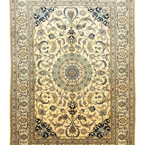 Persisk teppe - Nain - 339 x 239 cm - naturhvit