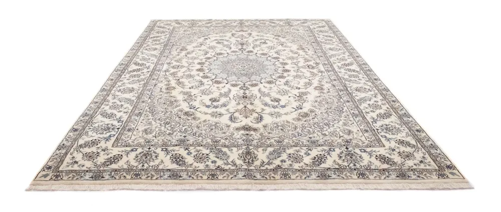 Persisk teppe - Nain - 350 x 246 cm - naturhvit