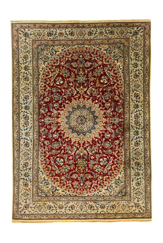 Persisk teppe - Nain - 356 x 244 cm - rød