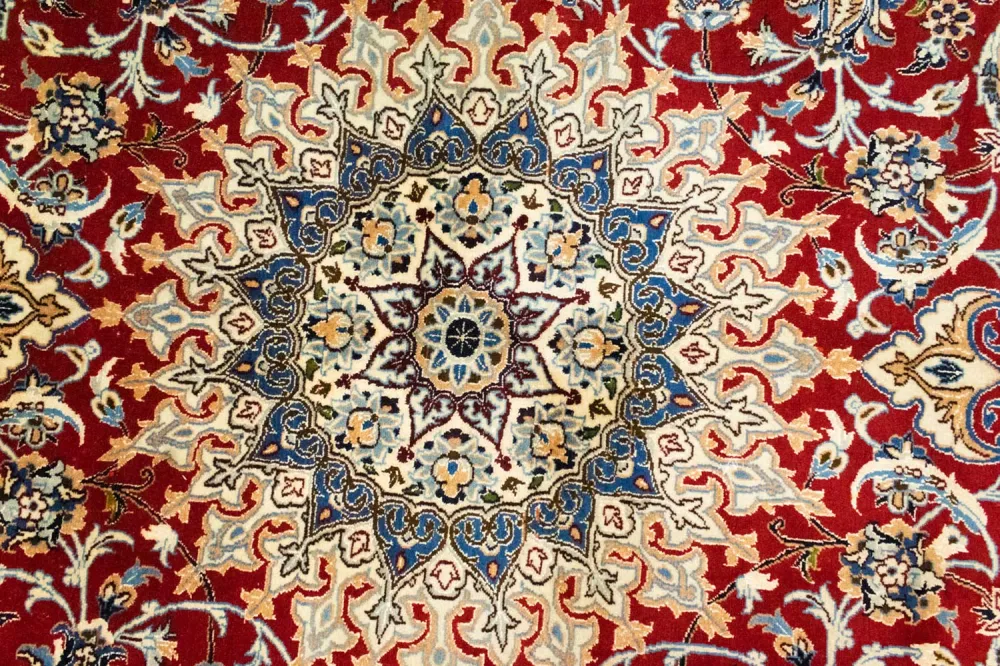 Persisk teppe - Nain - 356 x 244 cm - rød