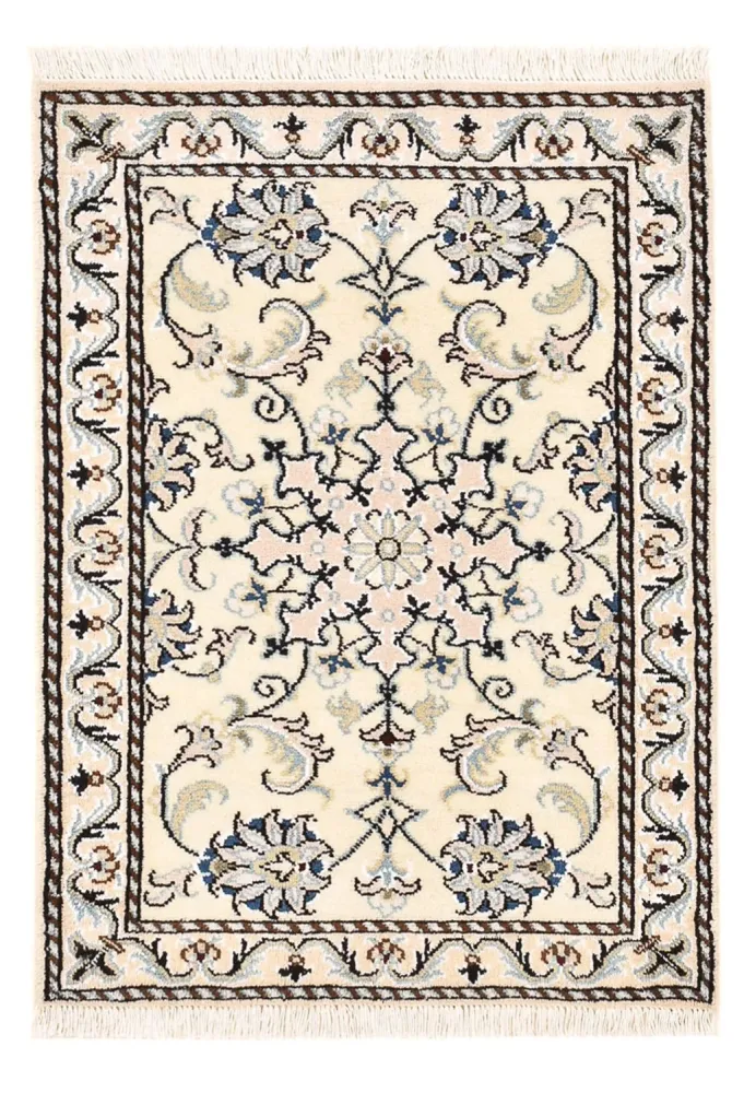 Persisk teppe - Nain - 87 x 57 cm - beige
