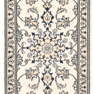 Persisk teppe - Nain - 90 x 60 cm - krem