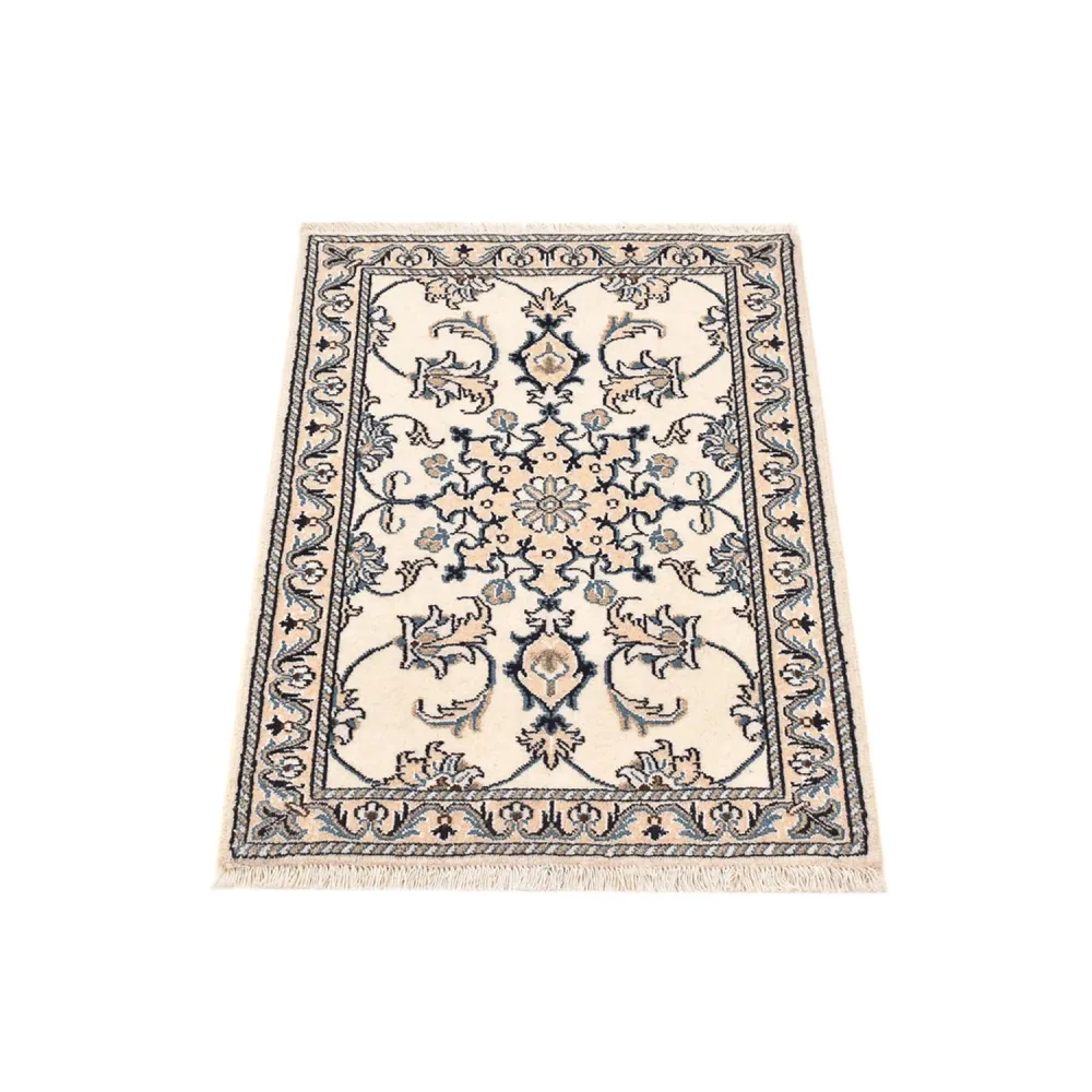 Persisk teppe - Nain - 90 x 60 cm - krem