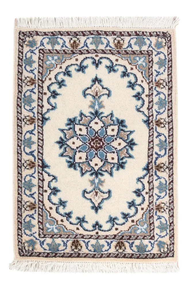 Persisk teppe - Nain - 60 x 40 cm - krem