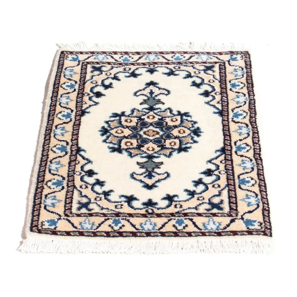 Persisk teppe - Nain - 60 x 40 cm - krem