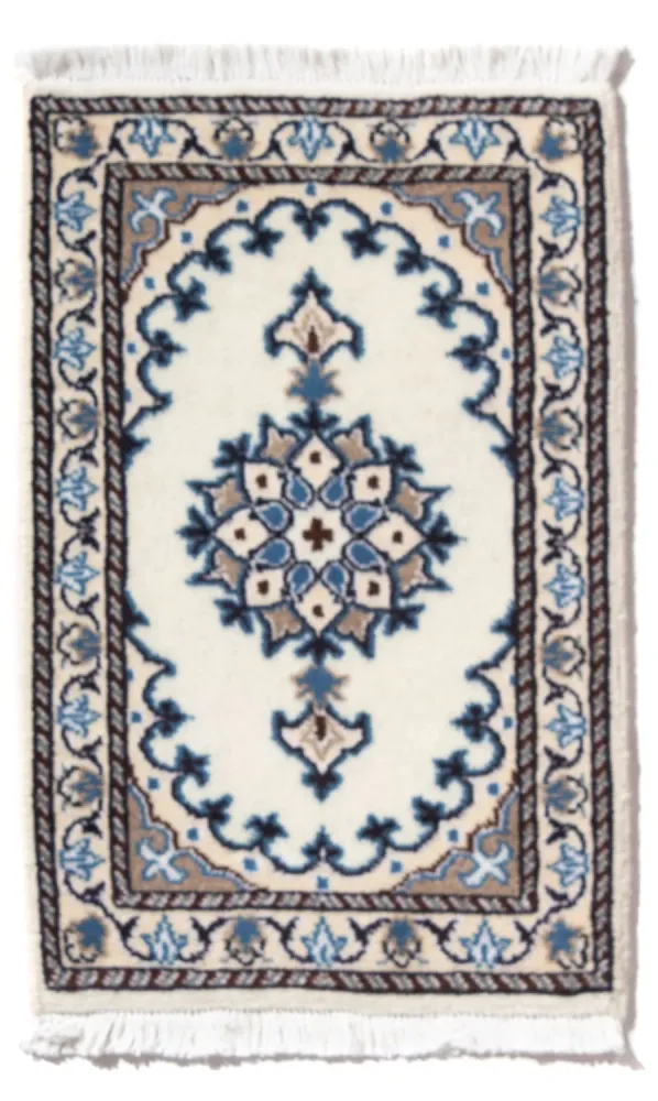 Persisk teppe - Nain - 60 x 40 cm - krem