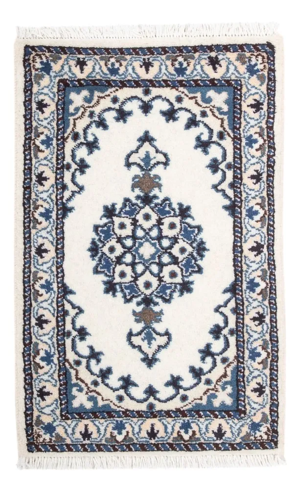 Persisk teppe - Nain - 60 x 40 cm - krem