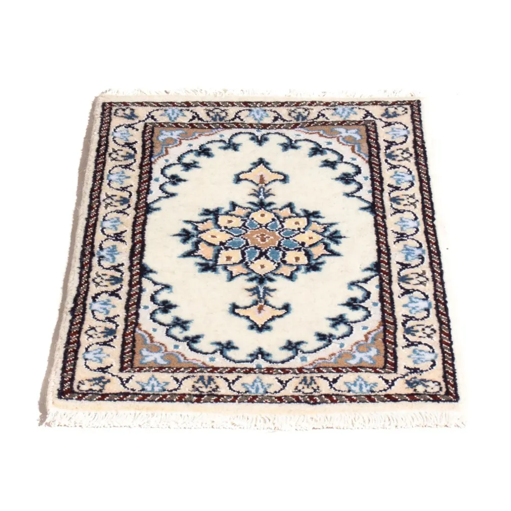 Persisk teppe - Nain - 60 x 40 cm - krem