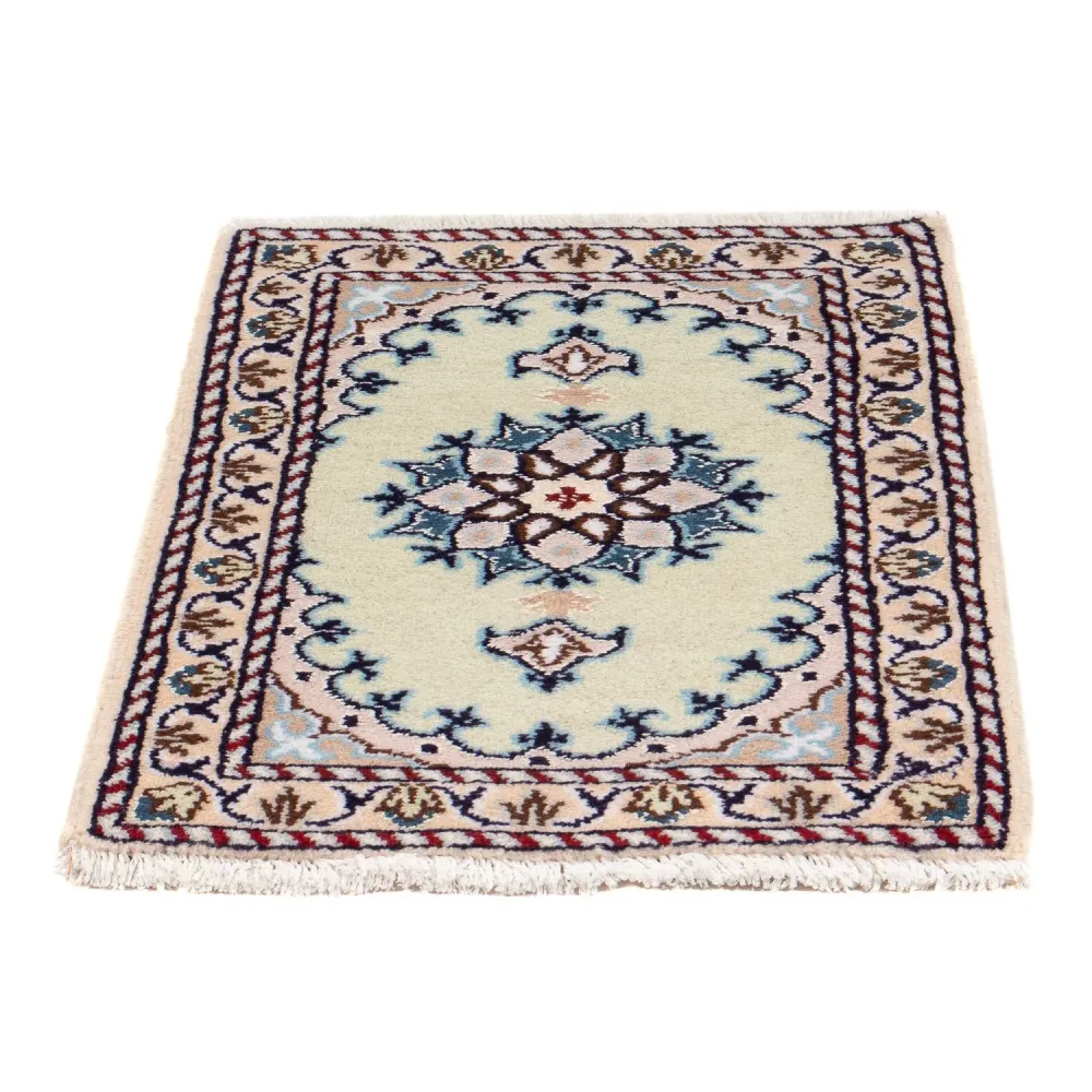 Persisk teppe - Nain - 60 x 40 cm - krem