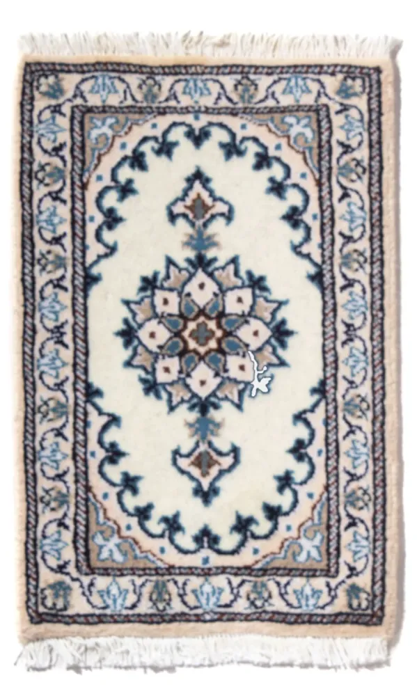 Persisk teppe - Nain - 60 x 40 cm - krem