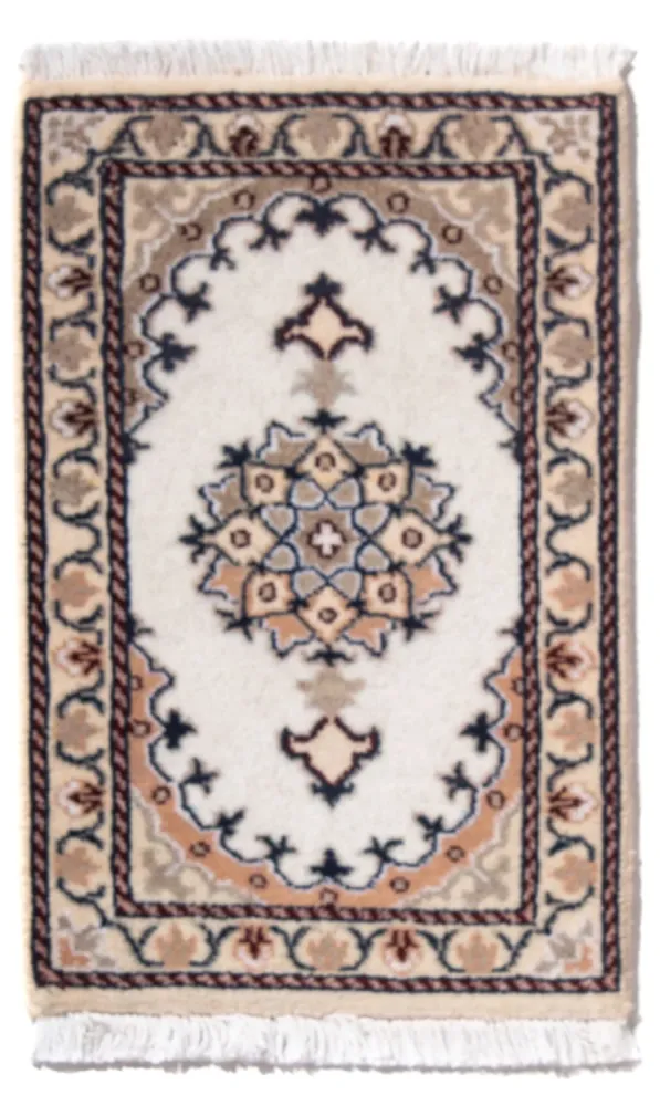 Persisk teppe - Nain - 60 x 40 cm - krem
