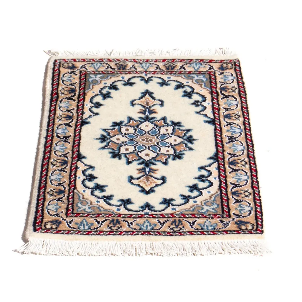 Persisk teppe - Nain - 60 x 40 cm - krem
