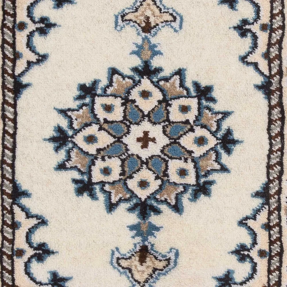 Persisk teppe - Nain - 60 x 40 cm - krem