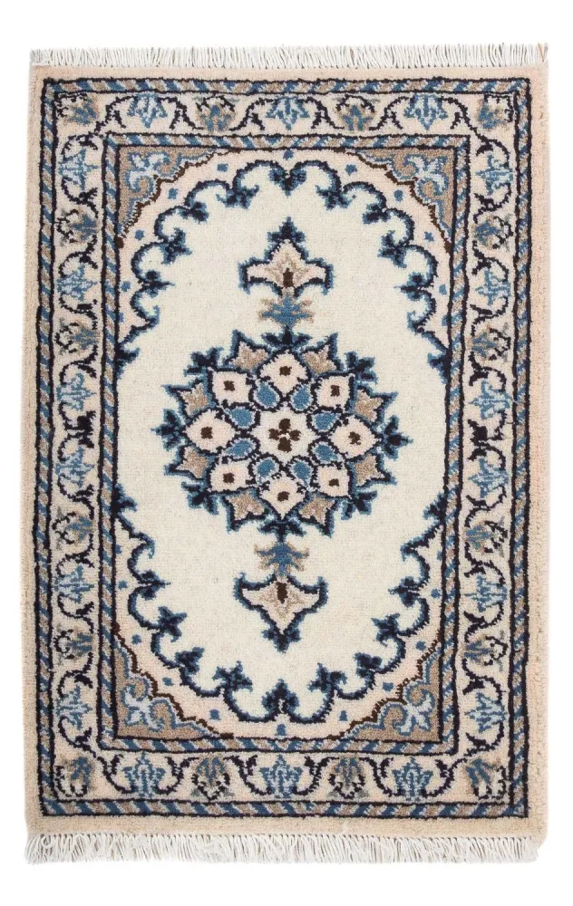 Persisk teppe - Nain - 60 x 40 cm - krem