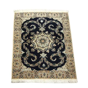 Persisk teppe - Nain - Premium - 113 x 84 cm - mørkeblå
