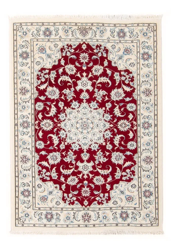 Persisk teppe - Nain - Premium - 117 x 80 cm - rød