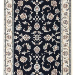 Persisk teppe - Nain - Premium - 118 x 80 cm - mørkeblå