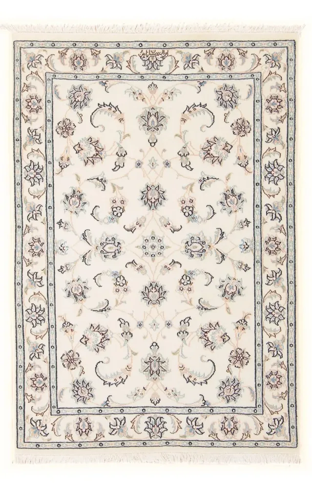 Persisk teppe - Nain - Premium - 120 x 80 cm - krem