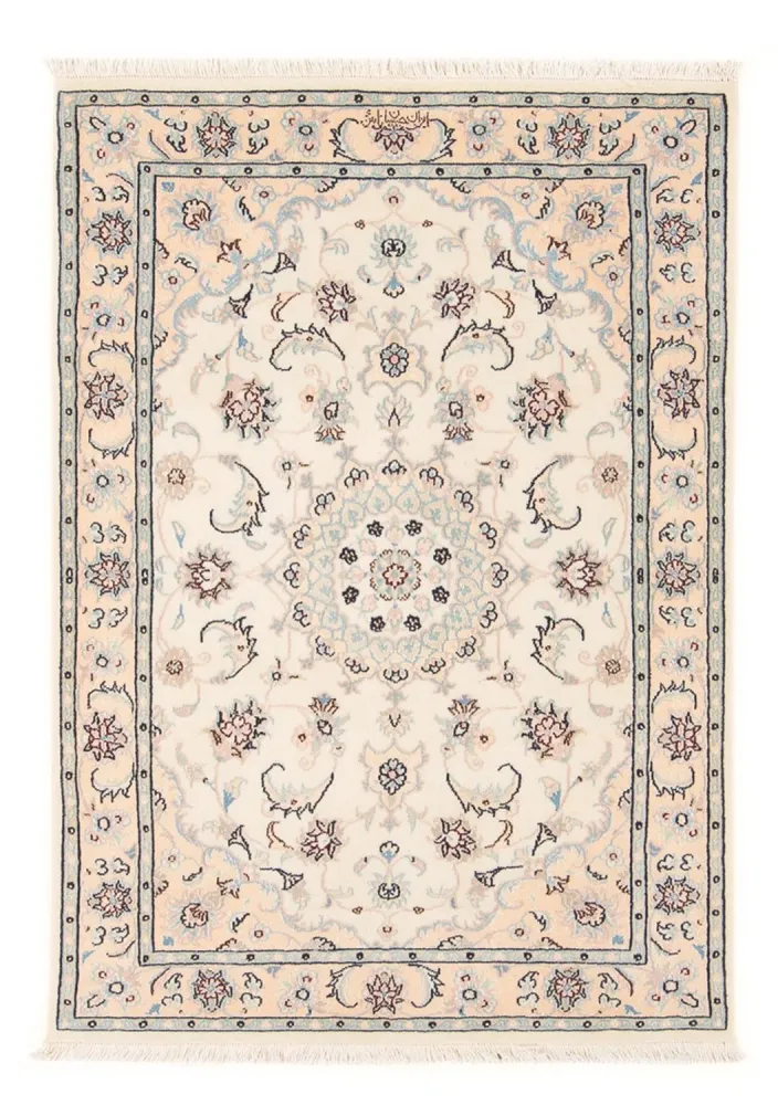 Persisk teppe - Nain - Premium - 120 x 81 cm - krem