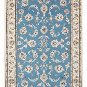 Persisk teppe - Nain - Premium - 120 x 80 cm - lyseblå