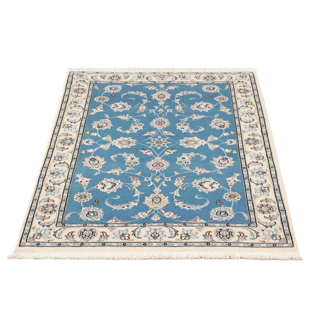 Persisk teppe - Nain - Premium - 120 x 80 cm - lyseblå