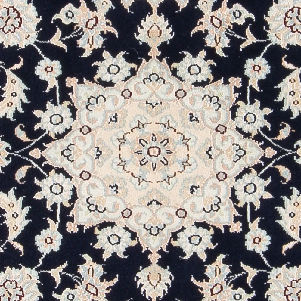 Persisk teppe - Nain - Premium - 120 x 81 cm - mørkeblå