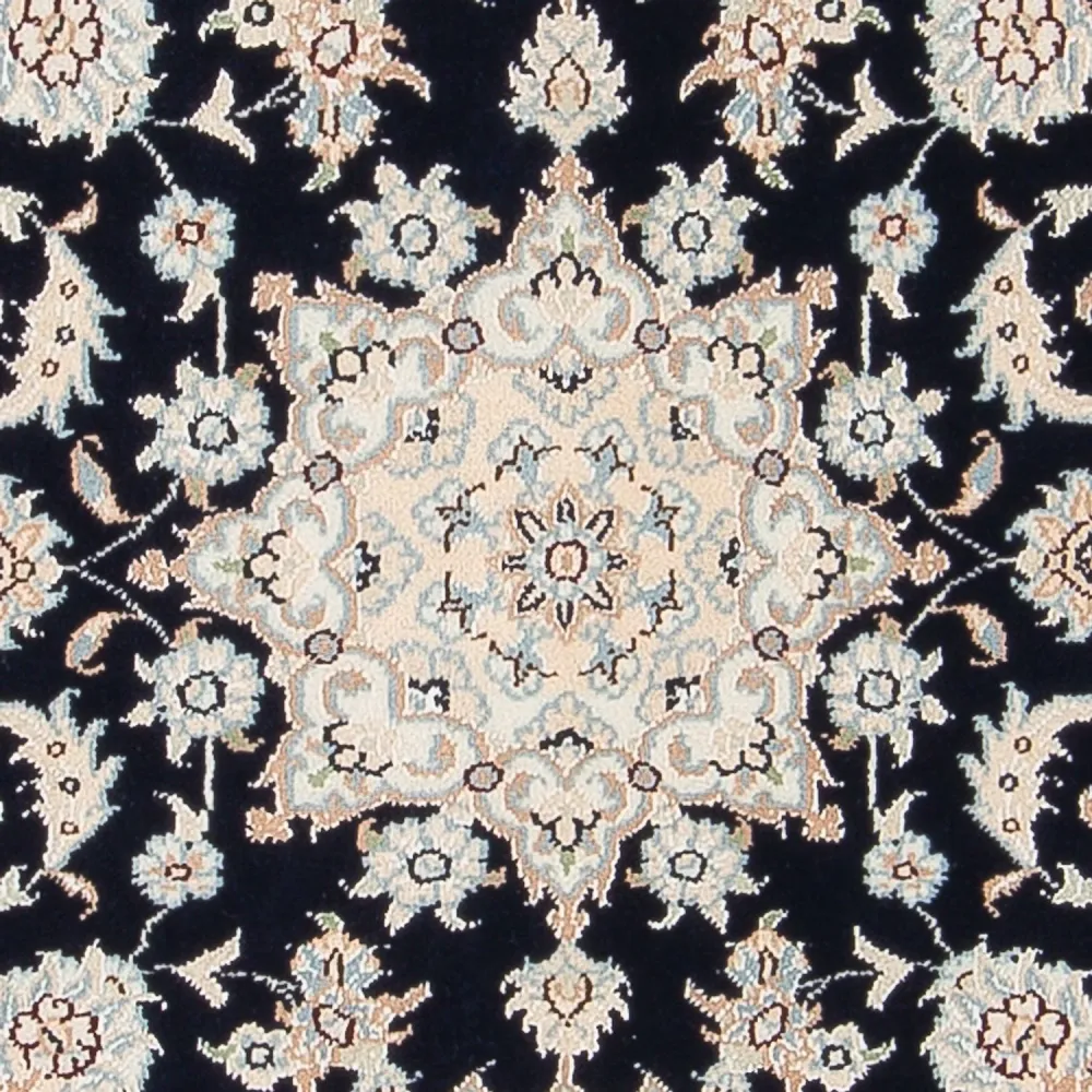 Persisk teppe - Nain - Premium - 120 x 80 cm - mørkeblå
