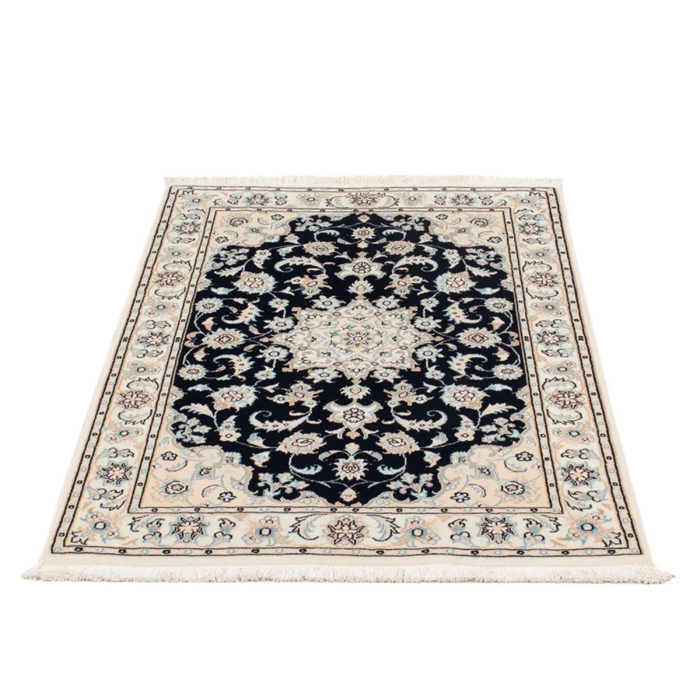 Persisk teppe - Nain - Premium - 120 x 80 cm - mørkeblå