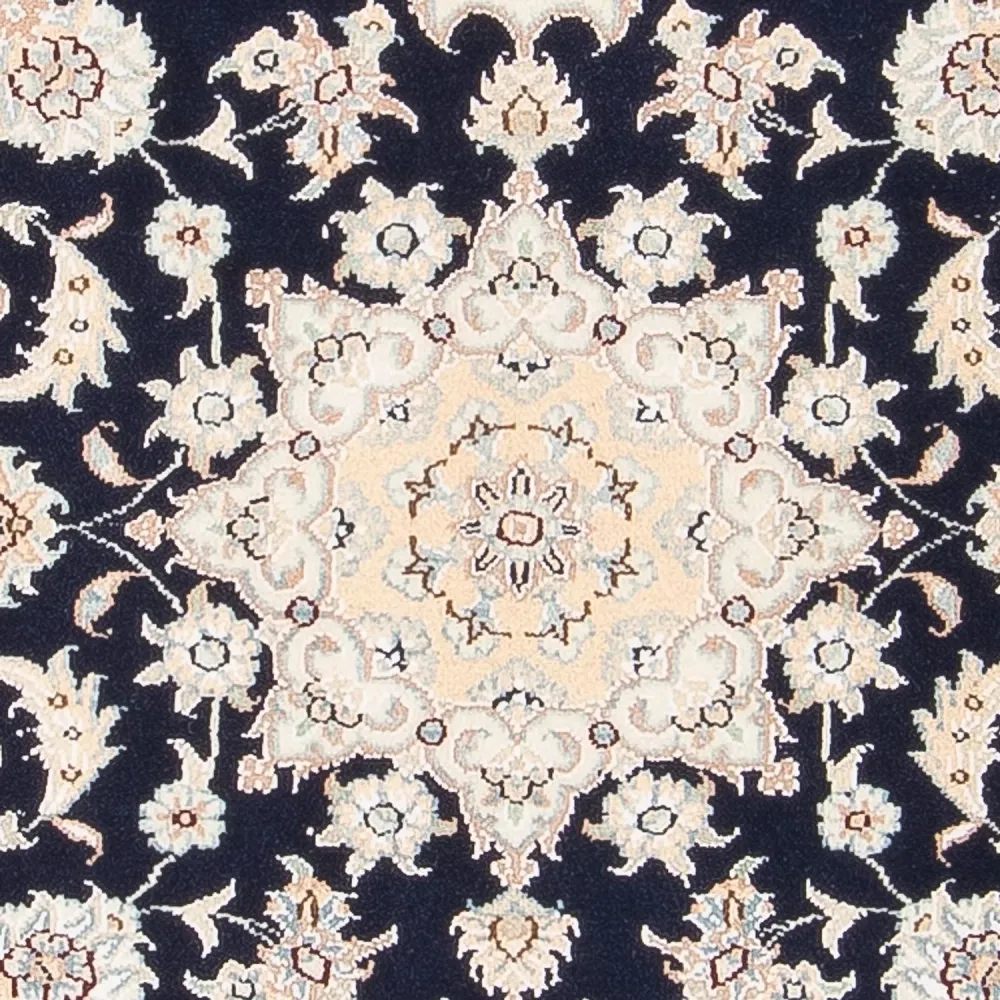Persisk teppe - Nain - Premium - 120 x 80 cm - mørkeblå