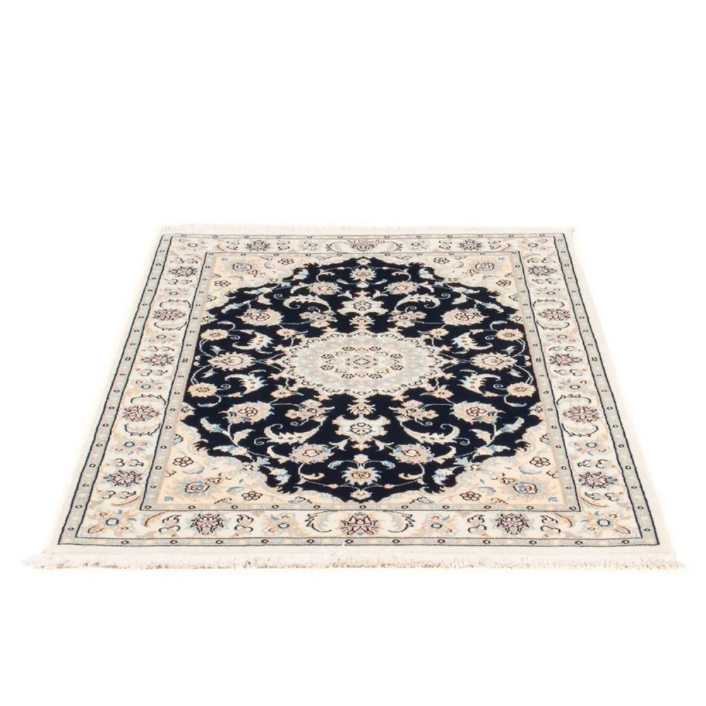 Persisk teppe - Nain - Premium - 120 x 80 cm - mørkeblå