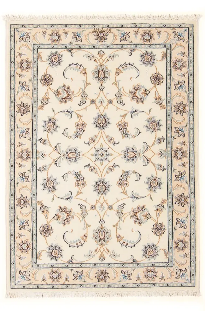 Persisk teppe - Nain - Premium - 122 x 82 cm - krem