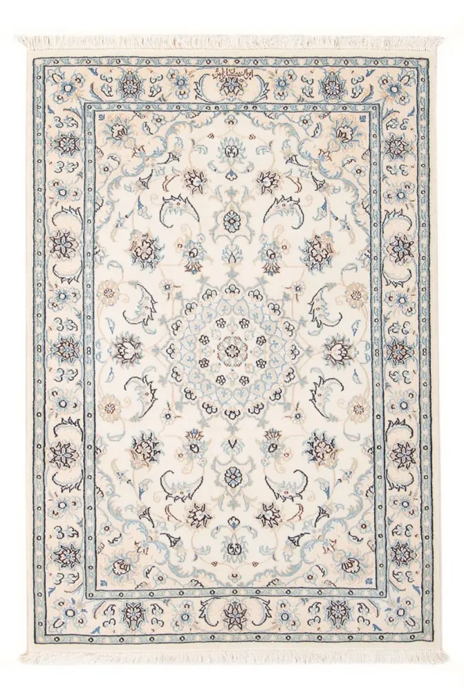 Persisk teppe - Nain - Premium - 122 x 80 cm - krem