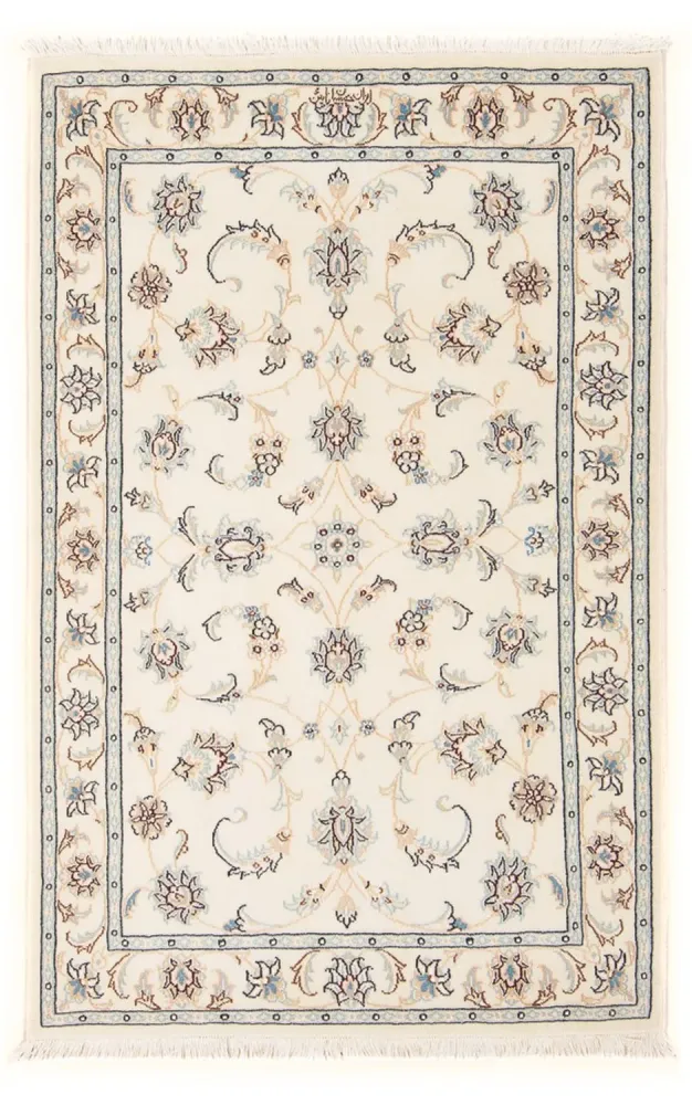 Persisk teppe - Nain - Premium - 122 x 80 cm - krem
