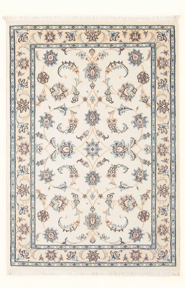 Persisk teppe - Nain - Premium - 132 x 81 cm - krem
