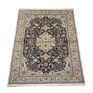 Persisk teppe - Nain - Premium - 152 x 106 cm - mørkeblå