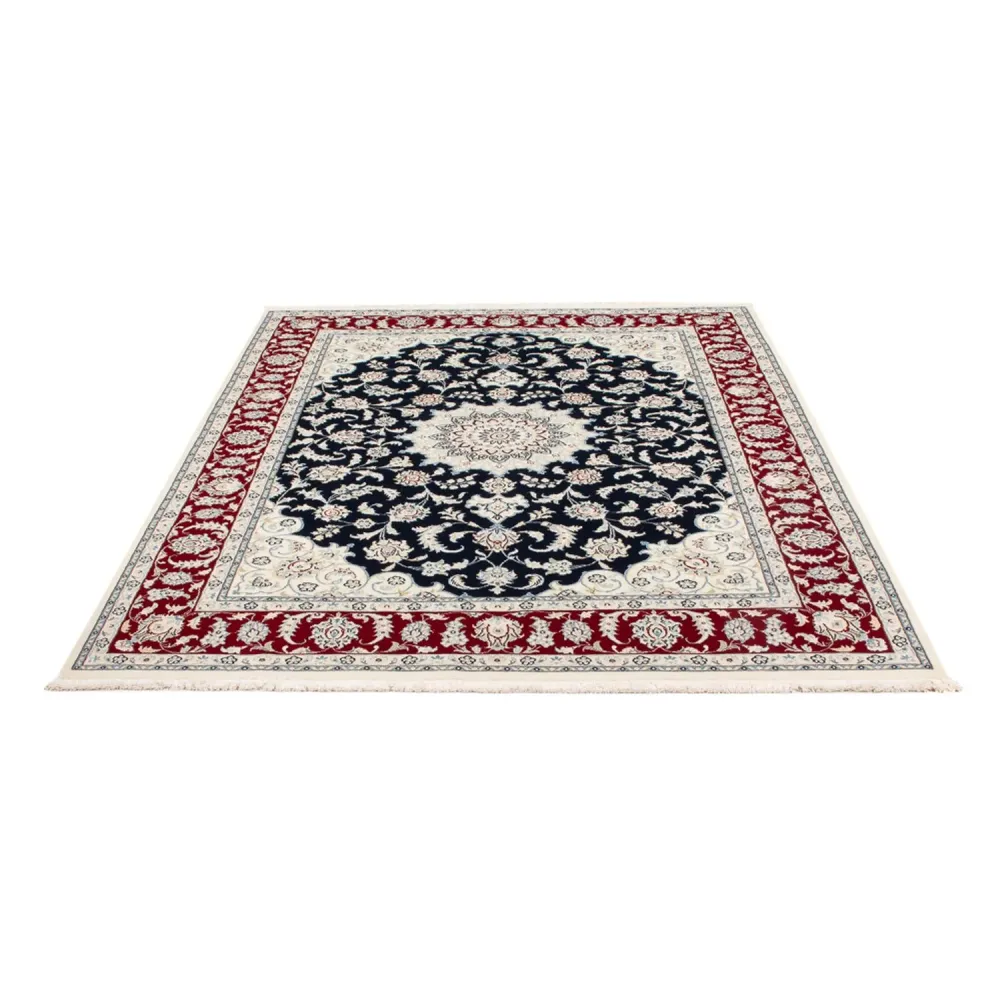 Persisk teppe - Nain - Premium - 204 x 150 cm - mørkeblå