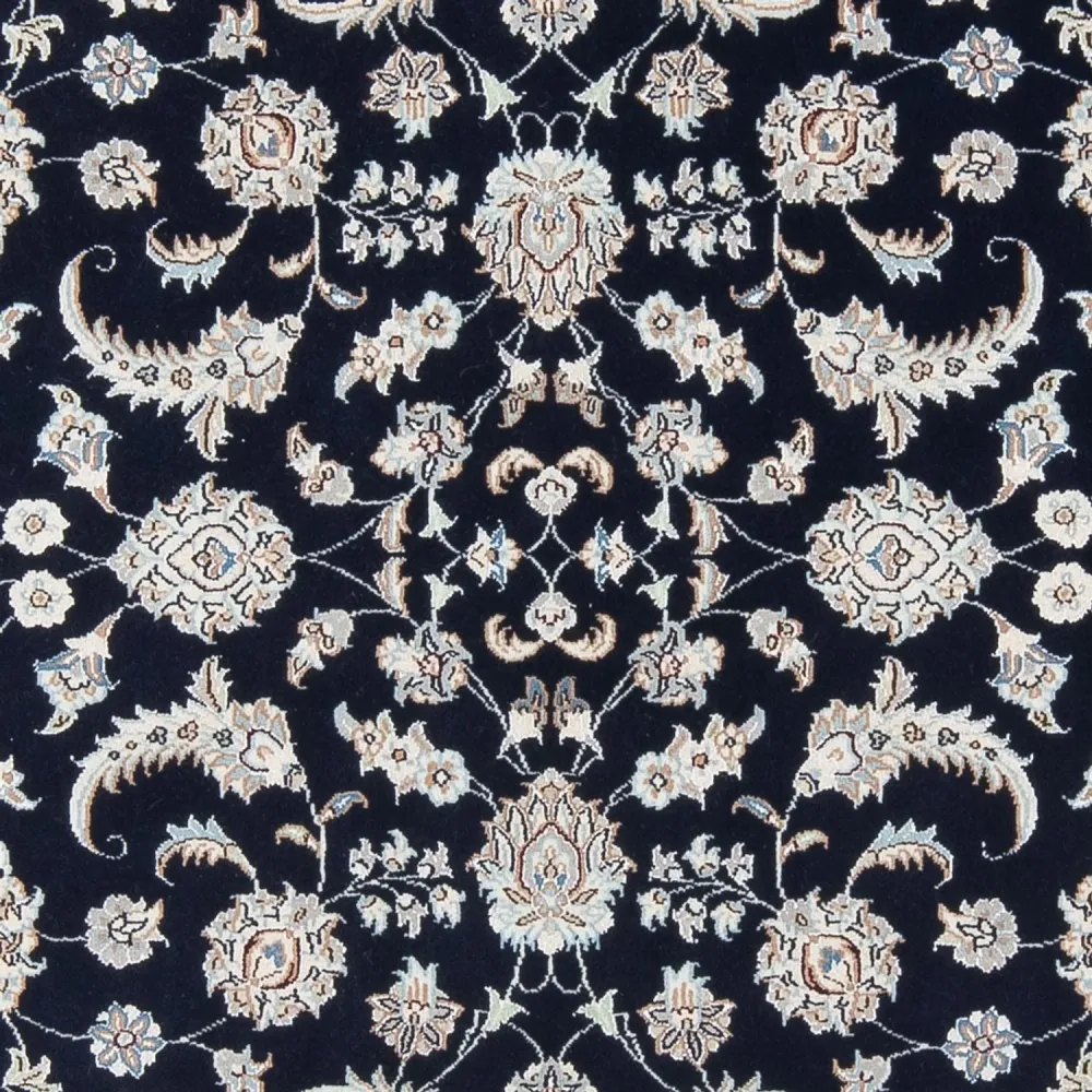 Persisk teppe - Nain - Premium - 205 x 148 cm - mørkeblå