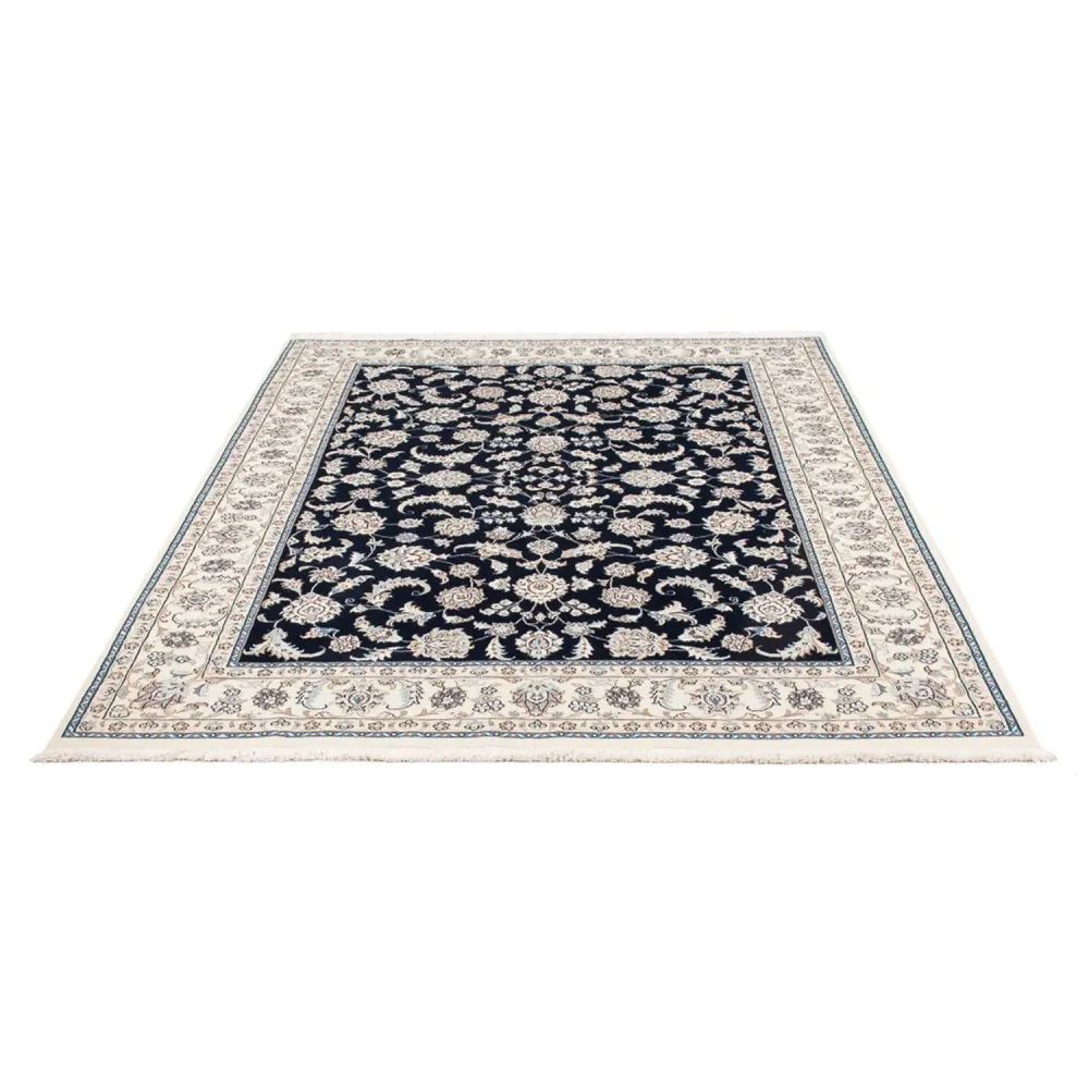 Persisk teppe - Nain - Premium - 205 x 148 cm - mørkeblå