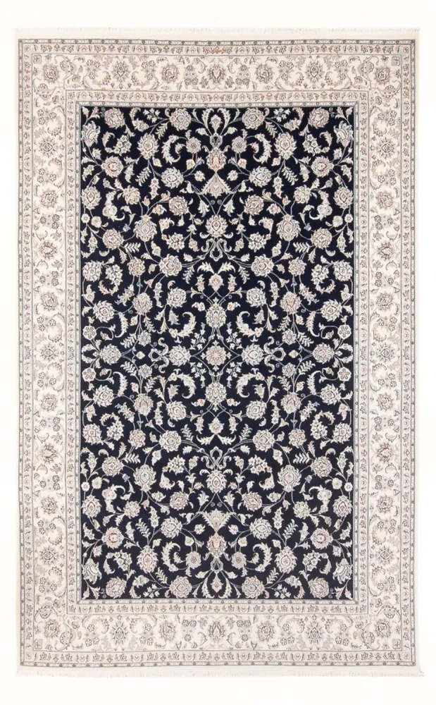 Persisk teppe - Nain - Premium - 298 x 198 cm - mørkeblå