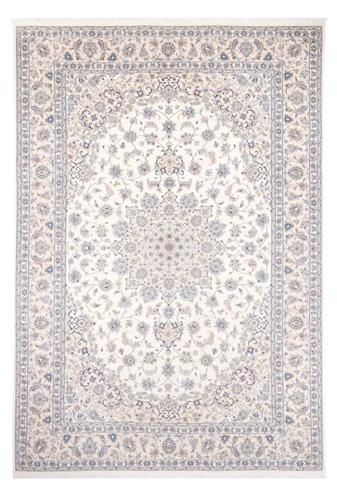 Persisk teppe - Nain - Premium - 302 x 200 cm - krem