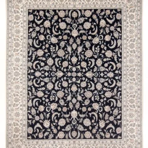 Persisk teppe - Nain - Premium - 305 x 248 cm - mørkeblå