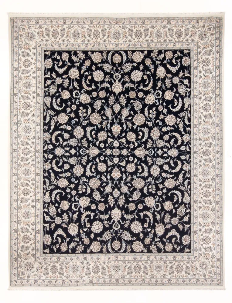 Persisk teppe - Nain - Premium - 305 x 248 cm - mørkeblå