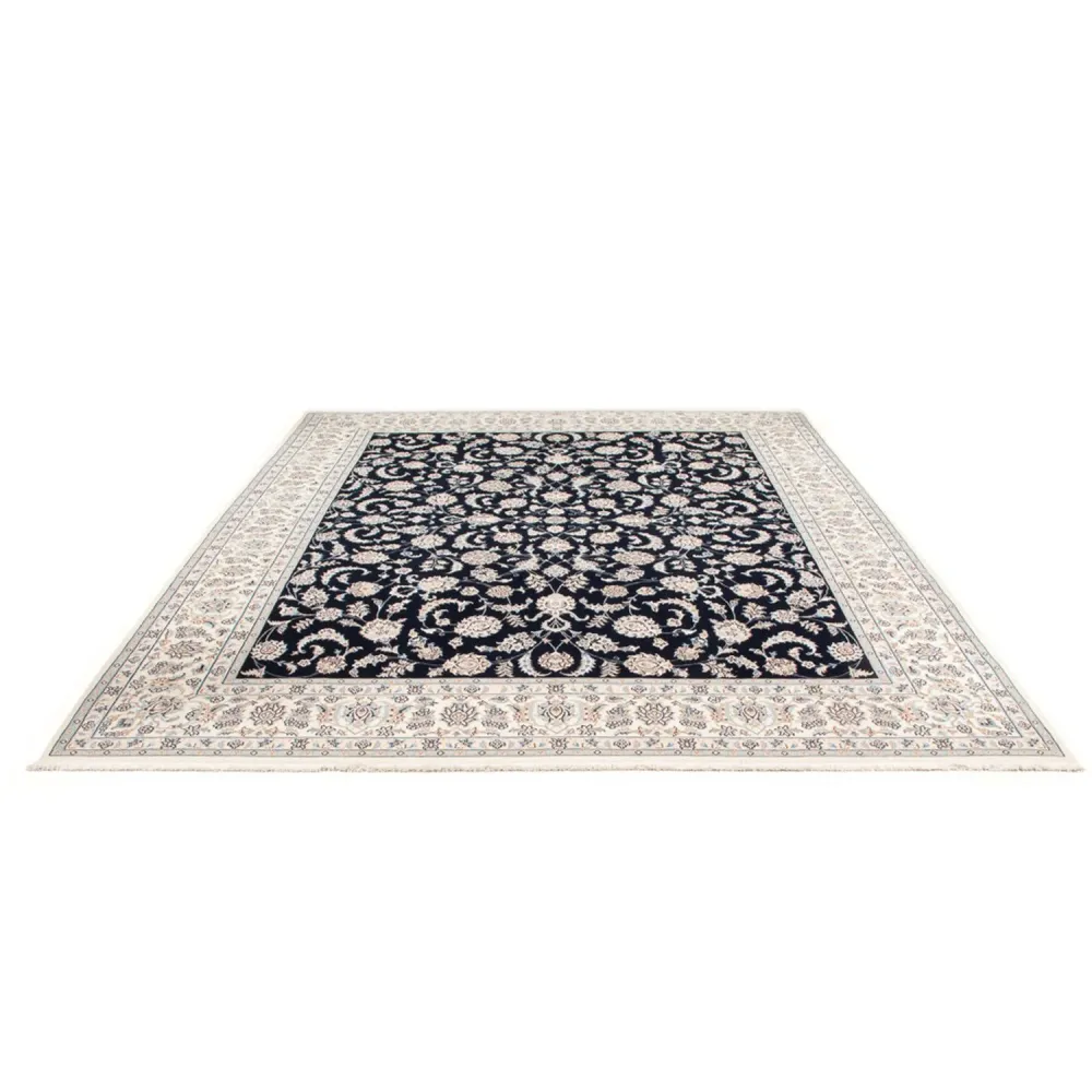 Persisk teppe - Nain - Premium - 305 x 248 cm - mørkeblå