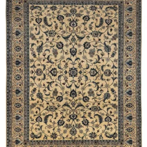 Persisk teppe - Nain - Premium - 338 x 251 cm - beige