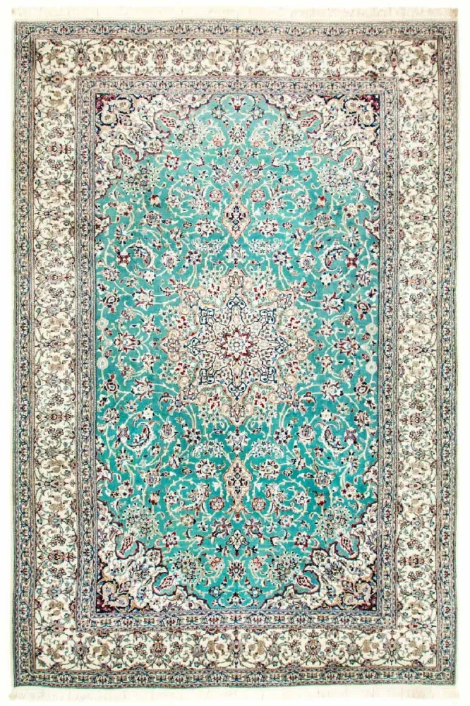 Persisk teppe - Nain - Premium - 357 x 219 cm - grønn