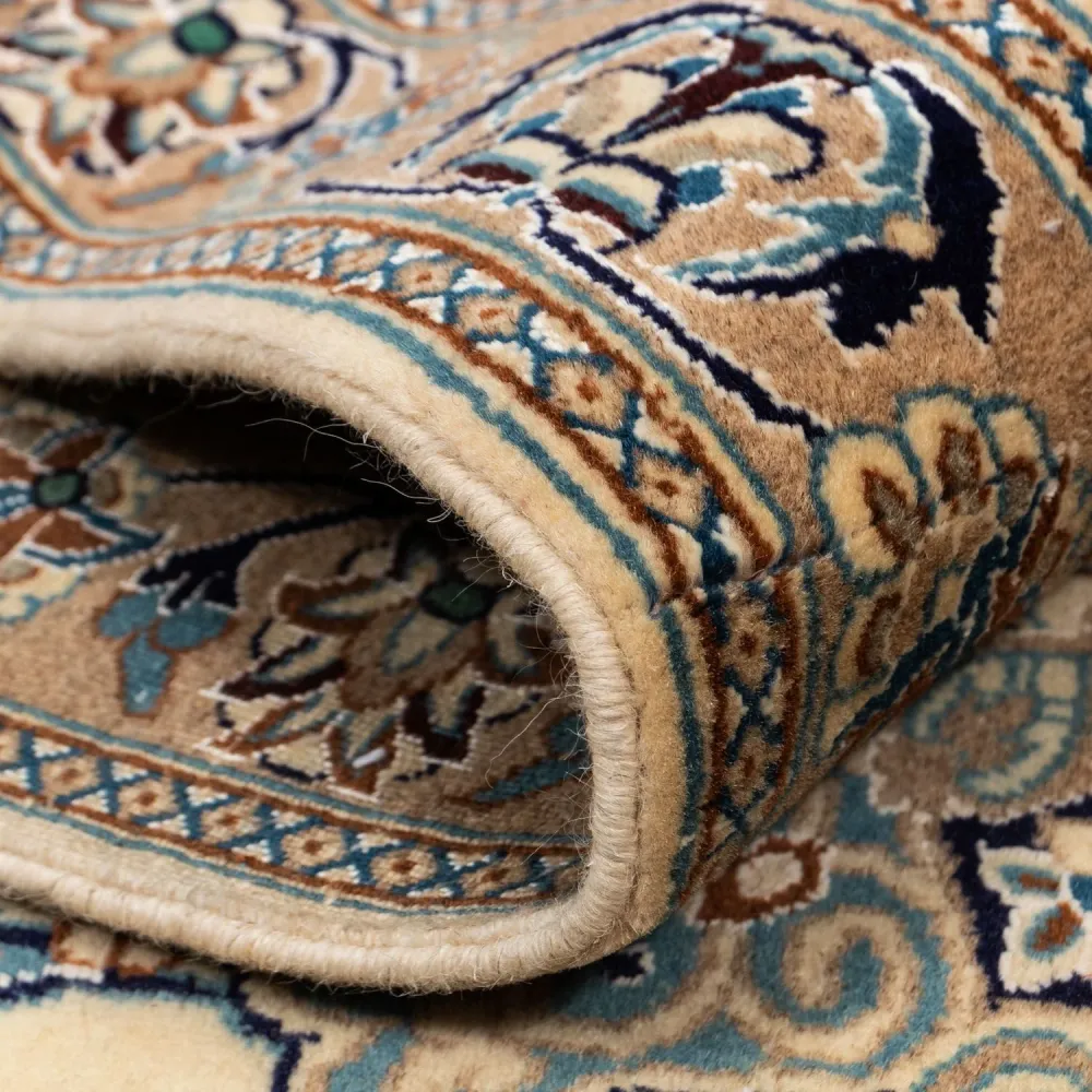 Persisk teppe - Nain - Premium - 362 x 243 cm - mørk beige
