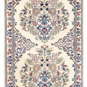 Persisk teppe - Nain - Premium - 80 x 50 cm - krem