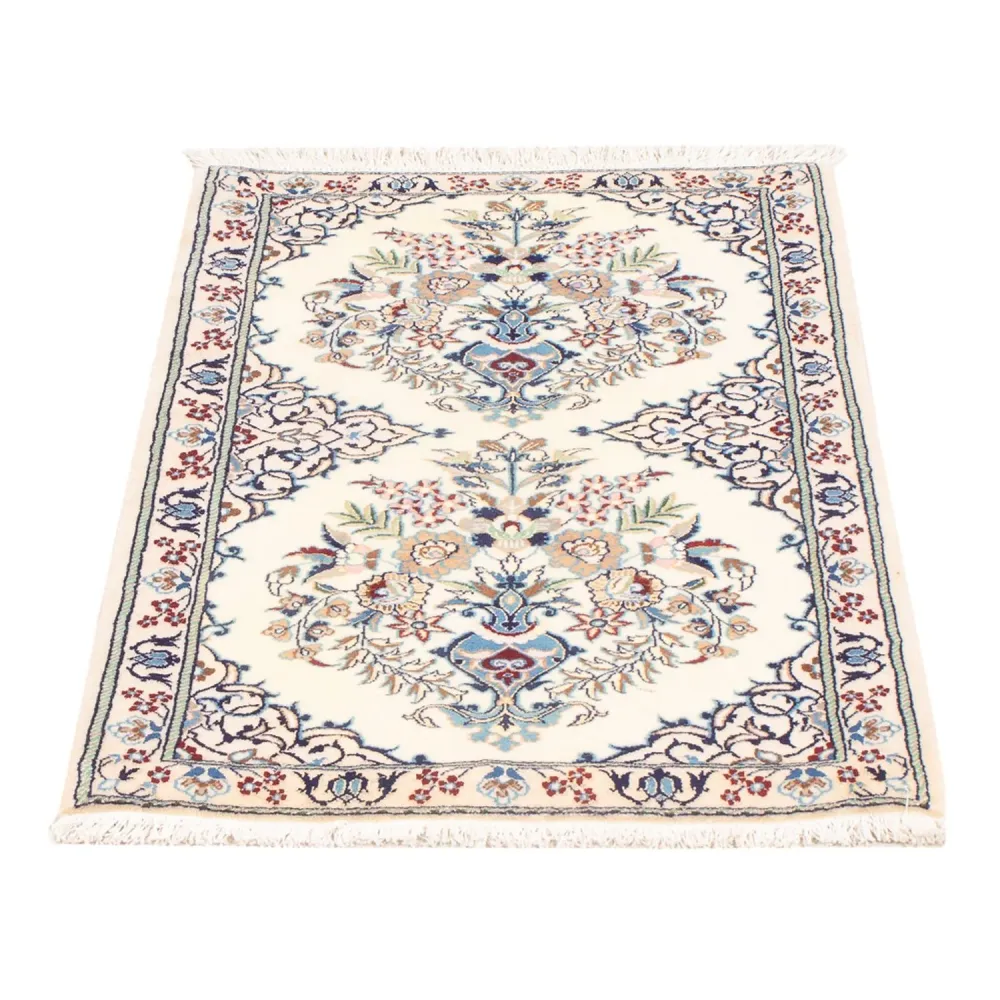 Persisk teppe - Nain - Premium - 80 x 50 cm - krem