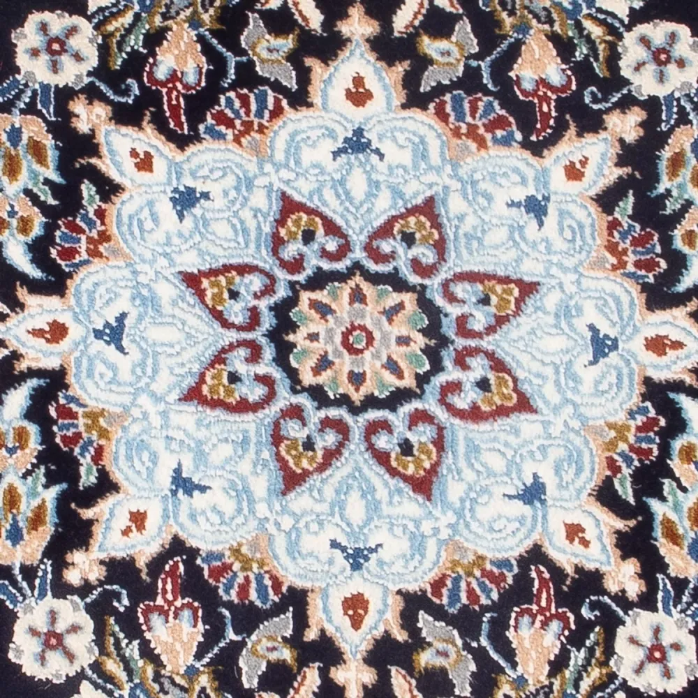 Persisk teppe - Nain - Premium - 75 x 50 cm - lyseblå